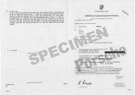 LE PRIX DU CERTIFICAT DE CONFORMITÉ EUROPÉEN PORSCHE EST À 290 €