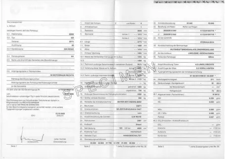 Qu’est-ce qu’un certificat de conformité Bmw 