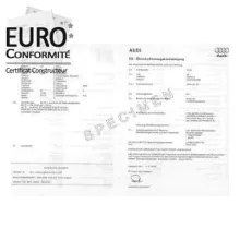A quoi correspondent les différents champs du Certificat de Conformité Européen ?