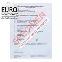 certificat de conformité Audi