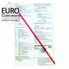 Duplicata du certificat de conformité