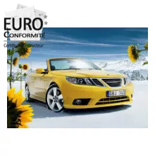 Certificat de conformité saab  pour carte grise automobile 