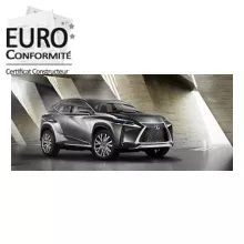 Certificat de conformité Lexus