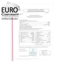 Immatriculer un véhicule provenant de l'étranger Certificat de Conformité 