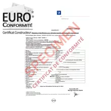 L'homologation d'un véhicule  et la réception communautaire