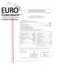 Qu'est-ce que le certificat de conformité du véhicule ?