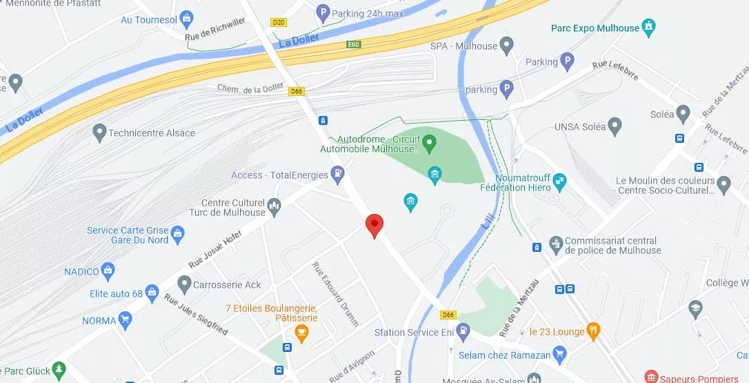 Plan d'accès accueil public Euro Conformité